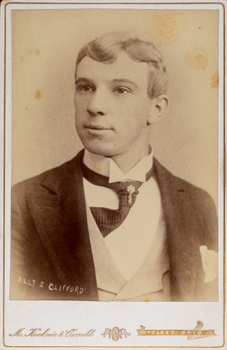 A young Billy S. Clifford, Vaudeville performer